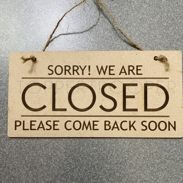 Papan Tanda Open Close/Buka Tutup/Sign Open Close