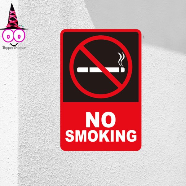 Sign Board No Smoking Area | Tanda Peringatan Di Larang Merokok